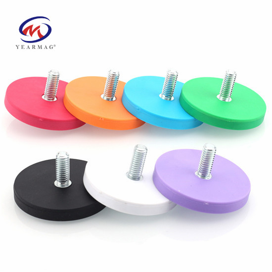 Yearmag International Industry Co., Ltd is professionally producing rubber coated magnets